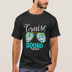 Familiereis 2024 Cruise Squad Verjaardag Meisjes W T-shirt