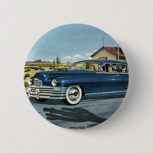 familiereis, laatste-kantsgasstation ronde button 5,7 cm