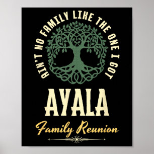 Familiereünie 2025 bijpassend ontwerp - Ayala Poster