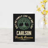 Familiereünie 2025 bijpassend ontwerp - Carlson Kaart (Gele Bloem)