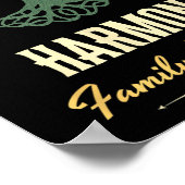 Familiereünie 2025 bijpassend ontwerp - Harmon Poster (Hoek)