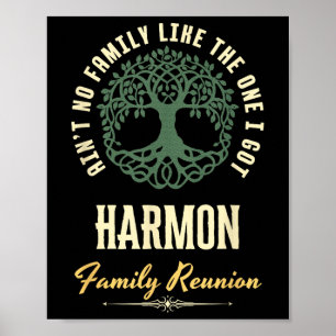 Familiereünie 2025 bijpassend ontwerp - Harmon Poster