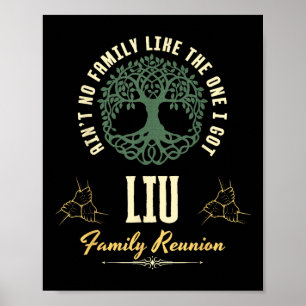 Familiereünie 2025 bijpassend ontwerp - Liu Poster