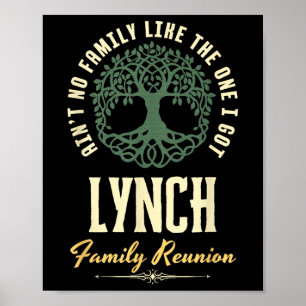 Familiereünie 2025 bijpassend ontwerp - Lynch Poster