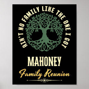 Familiereünie 2025 bijpassend ontwerp - Mahoney Poster