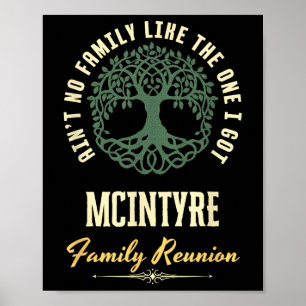 Familiereünie 2025 bijpassend ontwerp - McIntyre Poster