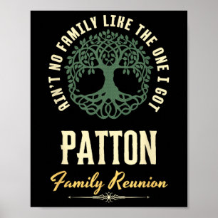 Familiereünie 2025 bijpassend ontwerp - Patton Poster