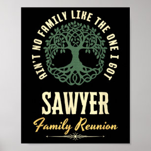 Familiereünie 2025 bijpassend ontwerp - Sawyer Poster