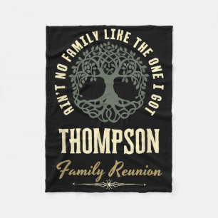 Familiereünie 2025 bijpassend ontwerp - Thompson Fleece Deken