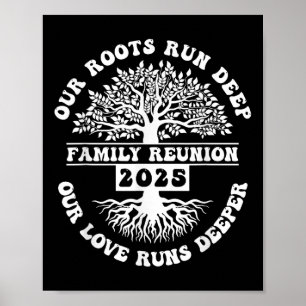 Familiereünie 2025 Onze wortels lopen diep Onze li Poster