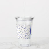 Familiereünie, Boho Chic Bluebonnets, Acryl Drinkbeker (Voorkant)