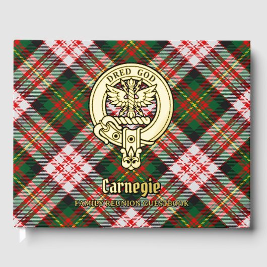 Familiereünie Carnegie Gastenboek (Voorkant)