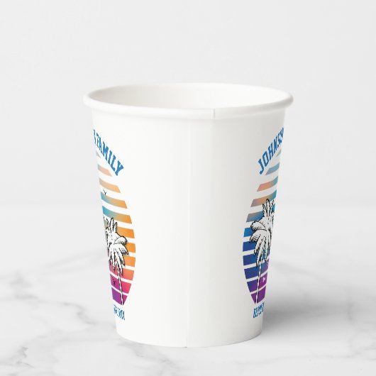 Familiereünie Custom Cruise Vakantie Papieren Bekers (Rechts)