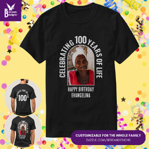 Familiereünie Custom Matching Verjaardag Foto T-shirt