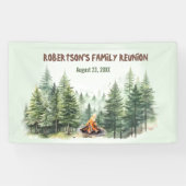 Familiereünie Forest Campfire Green Spandoek (Horizontaal)