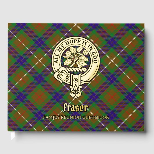 Familiereünie Fraser Gastenboek (Voorkant)