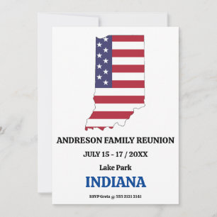 Familiereünie 🎉 Indiana State Map Verenigde State Kaart