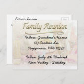 Familiereünie na Kaart (Voorkant / Achterkant)