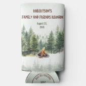 Familiereünie naam Forest Campfire Green (Achterkant)