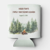 Familiereünie naam Forest Campfire Green Blikjeskoeler (Achterkant)