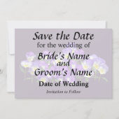 Familiereünie Pansy Save The Date (Voorkant)