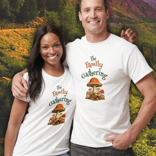 Familiereünie Retro Fun Paddenstoelen T-shirt