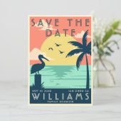  familiereünie Save the Date Beach | Deco (Staand voorkant)