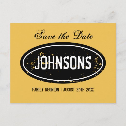  familiereünie Save the date briefkaarten (Voorkant)