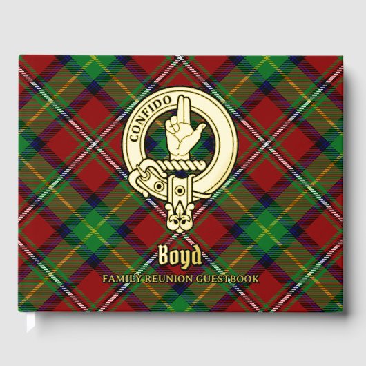 Familiereünie van Boyd Gastenboek (Voorkant)