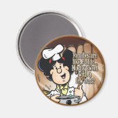 Families zijn als Fudge Magneet (Voorkant / Achterkant)