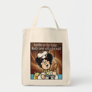 Families zijn als Fudge Tote Bag