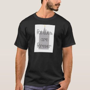 families zijn altijd een tempel van mormon lds t-shirt