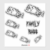 FAMILIESBASS STICKER (Vel)