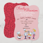 Familieuitnodiging Kaart (Voorkant / Achterkant)