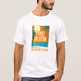 Familievakantie Edenton Beach North Carolina Beach T-shirt