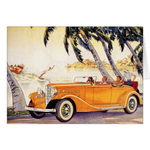  familievakantie in een converteerbare auto