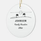 Familievakantie Keramisch Ornament (Links)