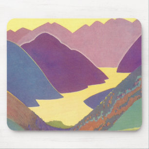  familievakantie, picknick in de bergen muismat