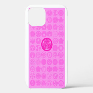 [Familiewapens] Bloemen en Planten Roze iPhone 12 Hoesje