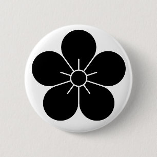 [Familiewapens] Kersenbloesem Ronde Button 5,7 Cm