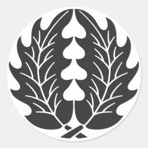 [Familiewapens] Planten Ronde Sticker