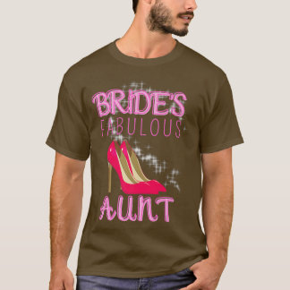 Familieweddenschap Gift Brides Fabulous tante T-shirt