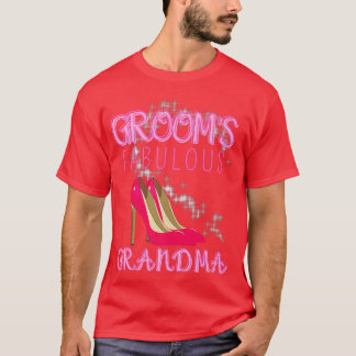 Familieweddenschap Gift Grooms Fabulous Grandma T-shirt