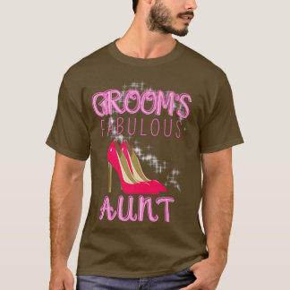 Familieweddenschap Gift Grooms Fabulous tante T-shirt