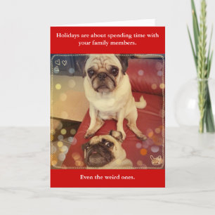 Familieweirdos Feestdagen Kaart