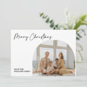 Famille 5 Grille photo Joyeux Noël Carte de vacanc (Debout devant)