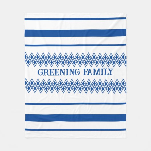 Famille à motifs brouiller couverture traditionnel (Devant)