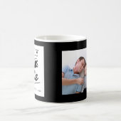 Famille, amour, tasse de café personnalisée de (Centre)