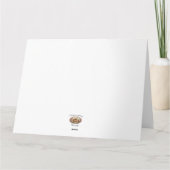 Famille canadienne d'oies - Carte d'anniversaire (Dos)