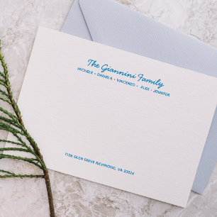 FAMILLE CARTES POUR NOTES Noms cursifs Adresse OCE